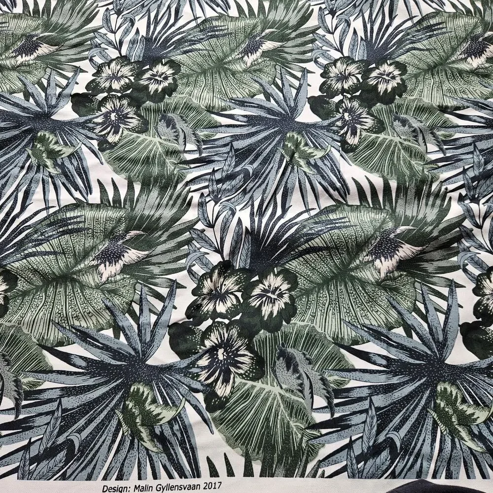 5.5 Yards IKEA TORGERD Fabric Drapery Upholstery Green 59x202